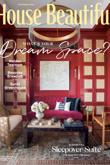House Beautiful - cover of the November issue of 2020
