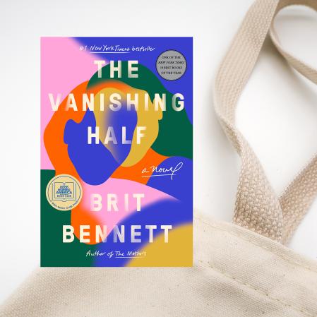 book cover for The Vanishing Half by Brit Bennett