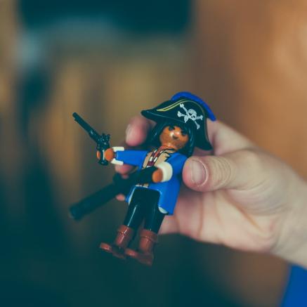 A toy pirate