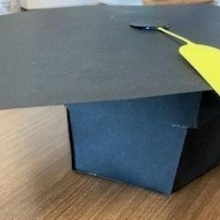 3d paper graduation cap that can be used as a small box-DIY craft for teens