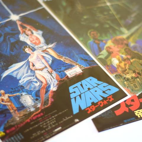 Japanese posters for Star Wars and The Empire Strikes Back