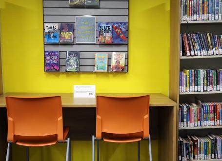 Cinnaminson Library features many areas for children and families to read, study and more!