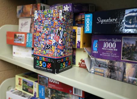 Cinnaminson Library's puzzle collection