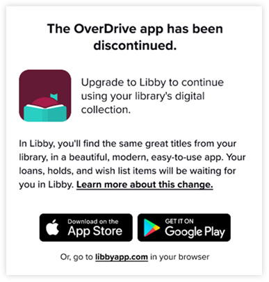 If You Are Using the Overdrive App, Read This!